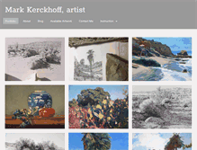 Tablet Screenshot of kerckhoffpaintings.com